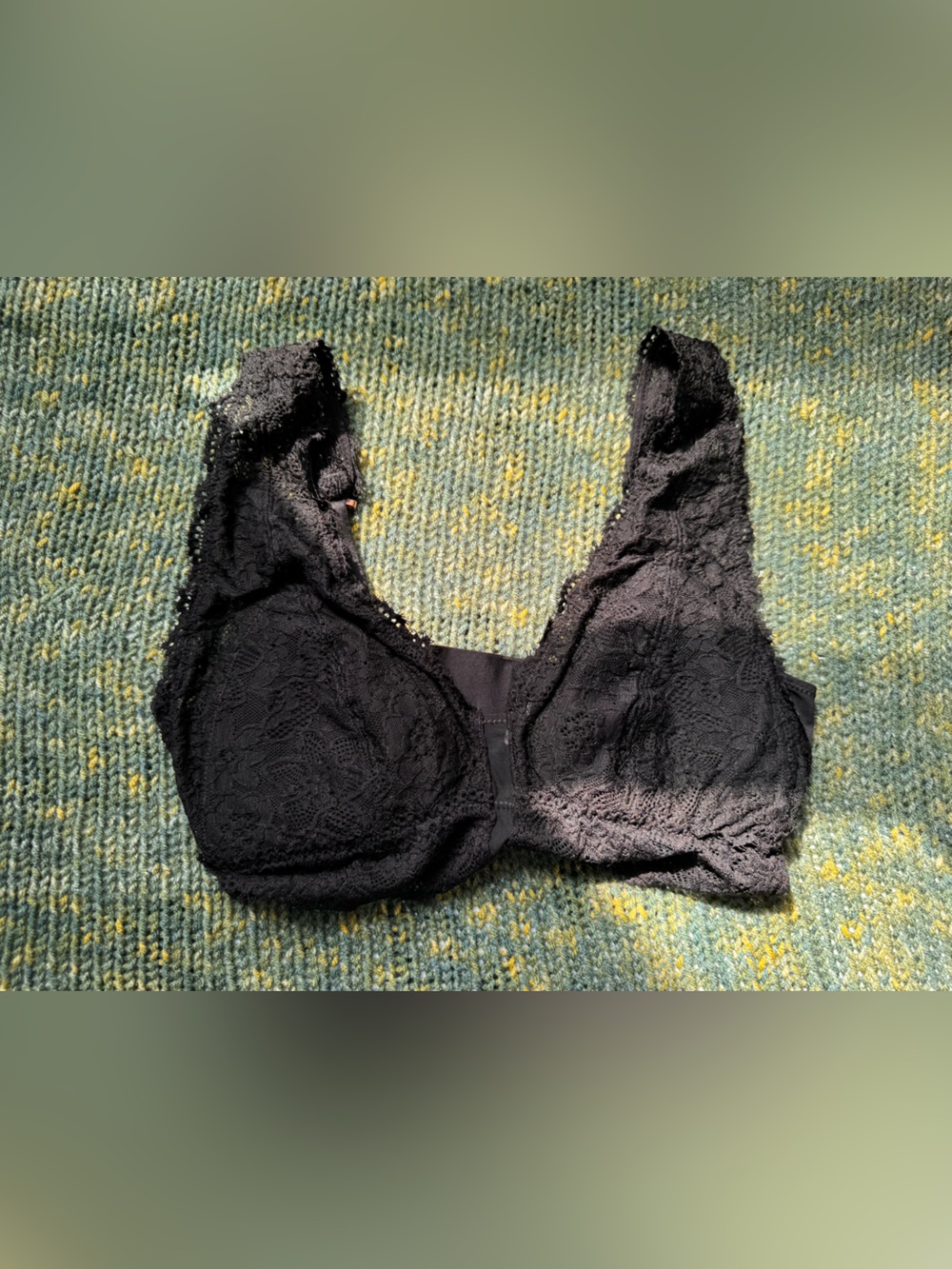 Aerie Black Lace Wireless Bra
